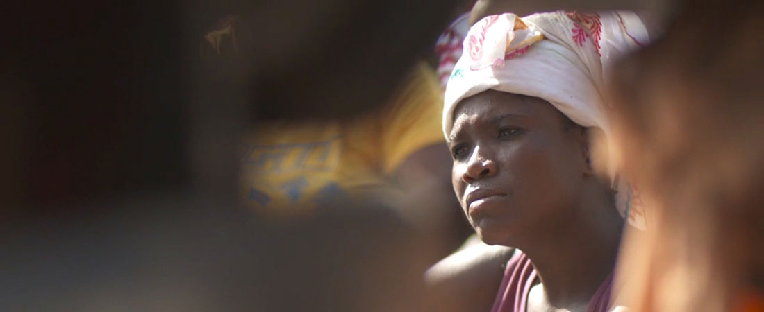 Ghanaian Woman in Dialogue.